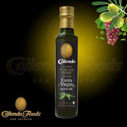 Tuscan Herb Infused Extra Virgin Olive Oil 250 ml Glass Bottle